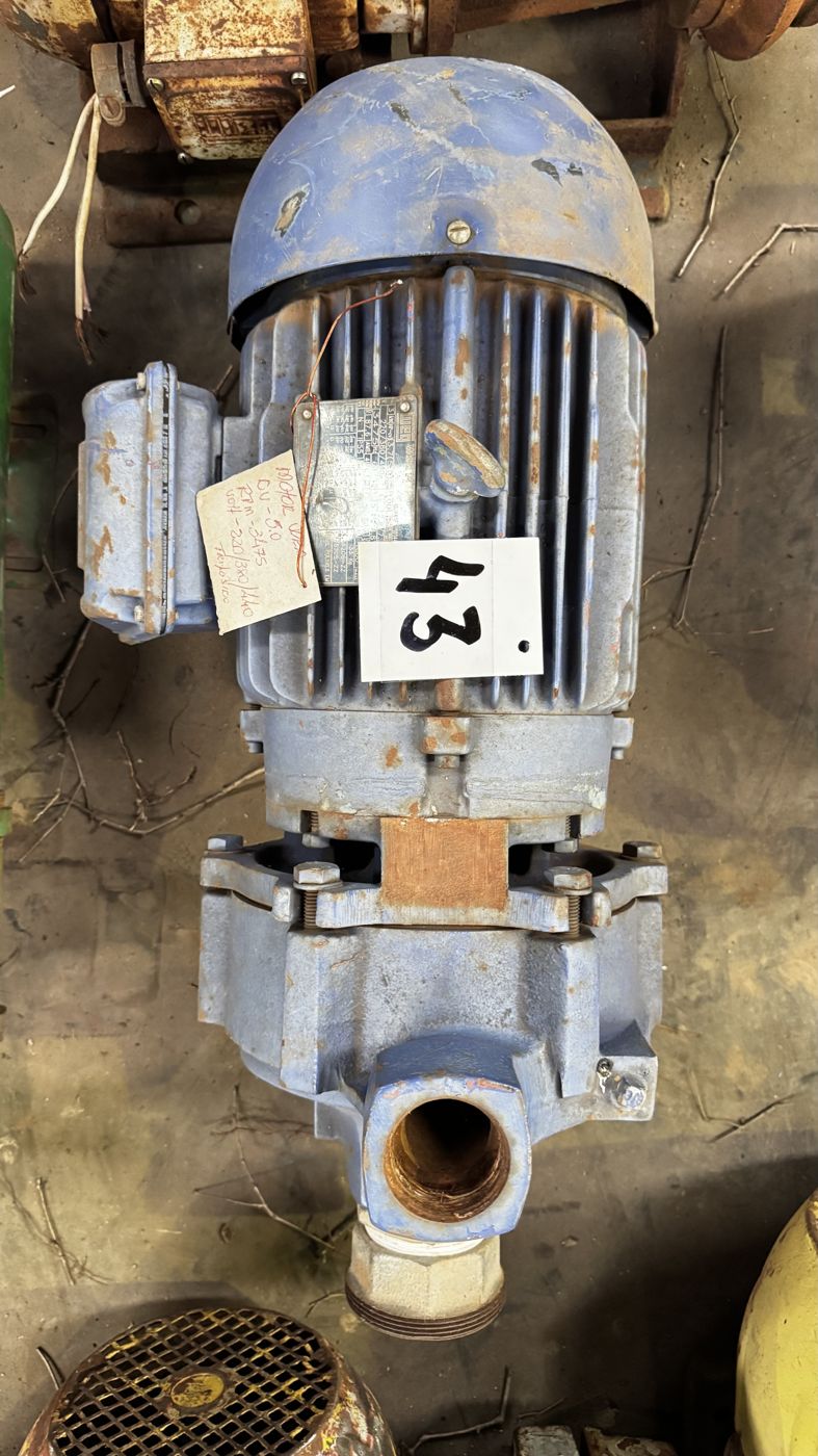 Bomba em ferro fundido com motor de 5,0 CV